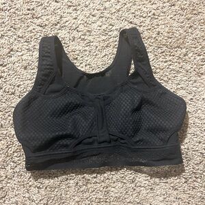 Black Nike sports bra